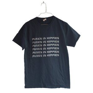 "PUNKS IS HIPPIES" (GISM reference) Unisex Tee